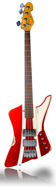 image of sandberg bass Forty Eight bass in red